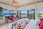 Enjoy ocean, Moloka`i and island views right from the comfort of bed